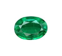 DENMOUS Stoneflex Emerald 8.25 Ratti 7.45 Carat Certified Natural Aa++ Brazilian Green Emerald Loose Panna Gemstone-D01B0CW9VV1