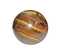DENMOUS Tiger Eye Stone Ball Positive Energy Reiki Gemstone Healing.40 Mmto 60Mm Approx-B08CZSKRDN