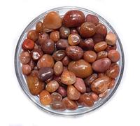 DENMOUS Tumble - Red Aventurine 6 Pieces Natural Chakra Balancing Crystal Healing Stone-B07QYTNM41