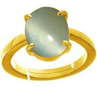 DENMOUS Unheated Untreatet Certified 5.25 Ratti Deluxe Quality Cats Eye Adjustable Ring Gold Plated Gemstone By Lab Certified(Top Aaa+) Quality For Man And Wouman-B08KDJ4P-DNM