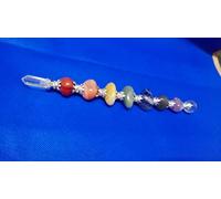 DENMOUS Vsp Vastu Samadhan - 143 Seven Chakra Gemstone Healing Stick- For Helps To Clear, Maintain, And Stimulate Each Of The Energy Centers. (8 Inch) (450 Gram) Pack Of 1-B0B2K41SDNM