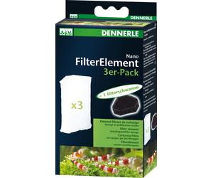 Dennerle Nano Corner- filter Replacement Cartridge - 3 pieces