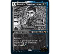 Dennick, Pious Apprentice // Dennick, Pious Apparition (Eternal Night foil) | Innistrad: Midnight Hunt
