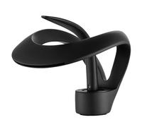Dennienova Waterfall Bathroom Sink Tap, Toilet Basin Tap, Single Hole & Single Lever Mixer, Modern Design, Matte Black