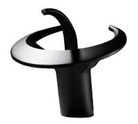 Dennienova Waterfall Toilet Basin Tap, Single Hole & Single Lever Mixer Tap, Modern Design, Wide Water Outlets, Stork Series, Matte Black