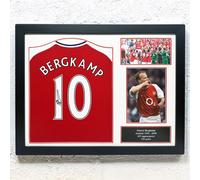 Dennis Bergkamp Signed Arsenal Shirt - Framed