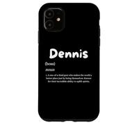 Dennis Definition Personalized Name Denny Costume For Dennis Case for iPhone 11