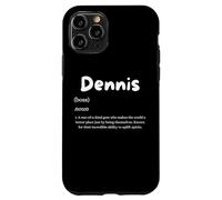 Dennis Definition Personalized Name Denny Costume For Dennis Case for iPhone 11 Pro