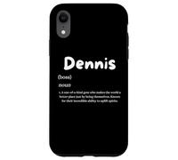 Dennis Definition Personalized Name Denny Costume For Dennis Case for iPhone XR