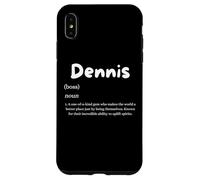 Dennis Definition Personalized Name Denny Costume For Dennis Case for iPhone XS Max