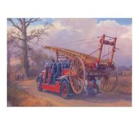 Dennis Fire Engine Essex Fire Brigade Blank Birthday Fathers Day Card