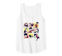 Dennis & Gnasher Grid of Fun Tank Top, Women, White, Medium