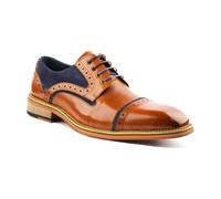 'Dennis' Leather Shoes JUSTINREESS ENGLAND Brown 10