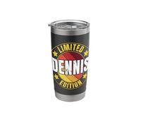 Dennis Name Limited Edition Personalized Birthday Retro Stainless Steel Insulated Tumbler
