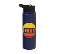 Dennis Name Vintage Sunset Retro Style for Dennis Stainless Steel Insulated Water Bottle