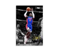 Dennis Schröder Outstanding Basketball Star Poster Art Print Wall Photo Paint Hanging Picture Family Bedroom Decor 16x24inch(40x60cm)