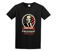Denny Crane The President Lock N Load T-Shirt Graphic Tee for Men T-Shirt Black M