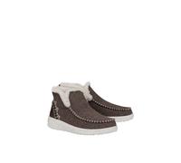 Denny Wool Faux Shearling Boots HEYDUDE Walnut 5
