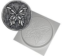 dennycraftmoulds Butterfly Stepping Stone Mould Reusable ABS Plastic Mold For Making Concrete Garden Ornaments