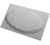 dennycraftmoulds.co.uk Welcome Sign Concrete Mould Or Plaster Mold Garden Craft