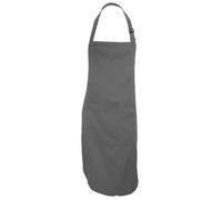 Dennys Catering Bib Apron With Pocket Pack of 2 in Dark Grey Dennys Dark Grey