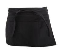 Full Zip Multi Pocket Workwear Apron Dennys Black One Size