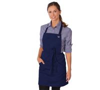 Dennys Le Chef Full Apron in Navy Dennys Navy