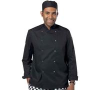 Dennys Long Sleeve Press Stud Chef's Jacket DE001