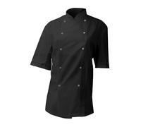 Dennys Men's AFD Chefs Jacket Chefswear in Black | Size: XL Dennys Black XL