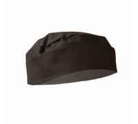 Dennys Mens Black Skull Cap / Chefswear (Pack of 2) BC4302