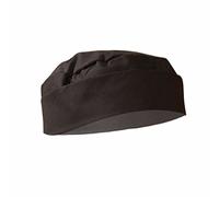 Dennys Mens Black Skull Cap / Chefswear (XL) (Black)