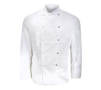Dennys Mens Long Sleeve Chefs Jacket / Chefswear (Pack Of 2)