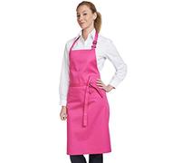 Dennys Multicoloured Bib Apron 28x36, White, O/S. DP200