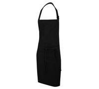 Dennys Multicoloured Bib Apron 28x36ins in Black Dennys Black