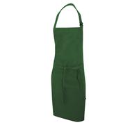 Dennys Multicoloured Bib Apron 28x36ins in Bottle Green Dennys Bottle Green