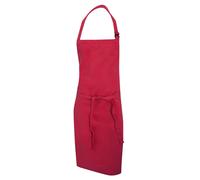 Dennys Multicoloured Bib Apron 28x36ins in Crimson Dennys Crimson