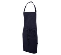 Dennys Multicoloured Bib Apron 28x36ins in Mid Navy Dennys Mid Navy