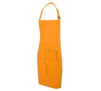 Dennys Multicoloured Bib Apron 28x36ins in Orange Dennys Orange
