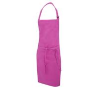 Dennys Multicoloured Bib Apron 28x36ins Pack of 2 in Dark Pink Dennys Dark Pink