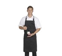 Dennys Parent Economy Bib Apron No Pocket Black Colour: Black One Size