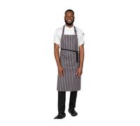 Dennys Stripe Apron in Grey Dennys Grey