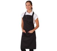 Dennys Unisex Adult Bibbed Full Apron Black (One Size)