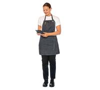 Dennys Unisex Adult Le Chef Apron Grey/black Denim (One Size)