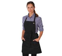 Denny's Unisex Adult Le Chef Full Apron (One Size) (Black)