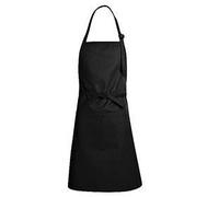 Denny's Unisex Adult Bibbed Full Apron (One Size) (Black)