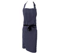 Dennys Unisex Cotton Striped Workwear Butchers Apron (Pack Of 2)