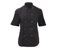Dennys Womens/ladies Economy Short Sleeve Chefs Jacket / Chefswear