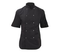 Dennys Womens/ladies Economy Short Sleeve Chefs Jacket / Chefswear (Pack Of 2)