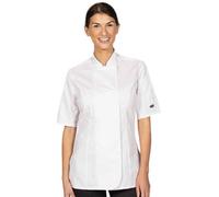 Dennys Womens/ladies Premium Short-Sleeved Chef Jacket
