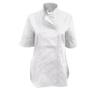 Dennys Womens/ladies Short Sleeve Fitted Chef Jacket